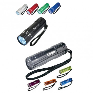 9 LED Aluminum Flashlight