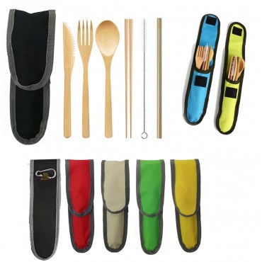  Bamboo Cutlery Set