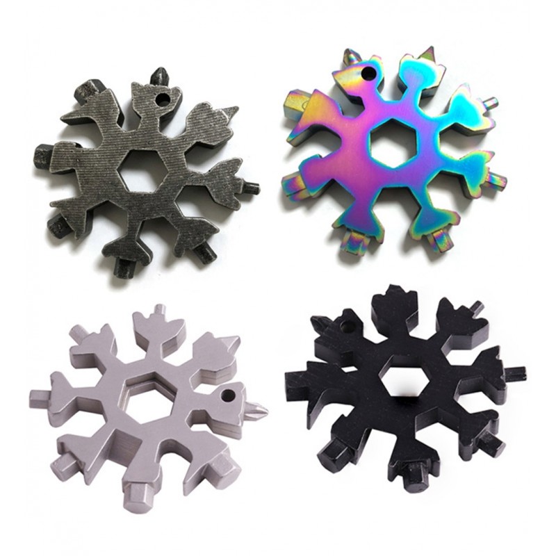 18-in-1 Alloy Snowflakes Multi-Tool