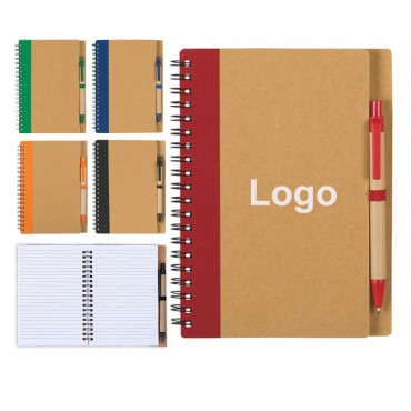 Recycled Notebook with Pen