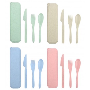 Portable Wheat Straw Cutlery Sets