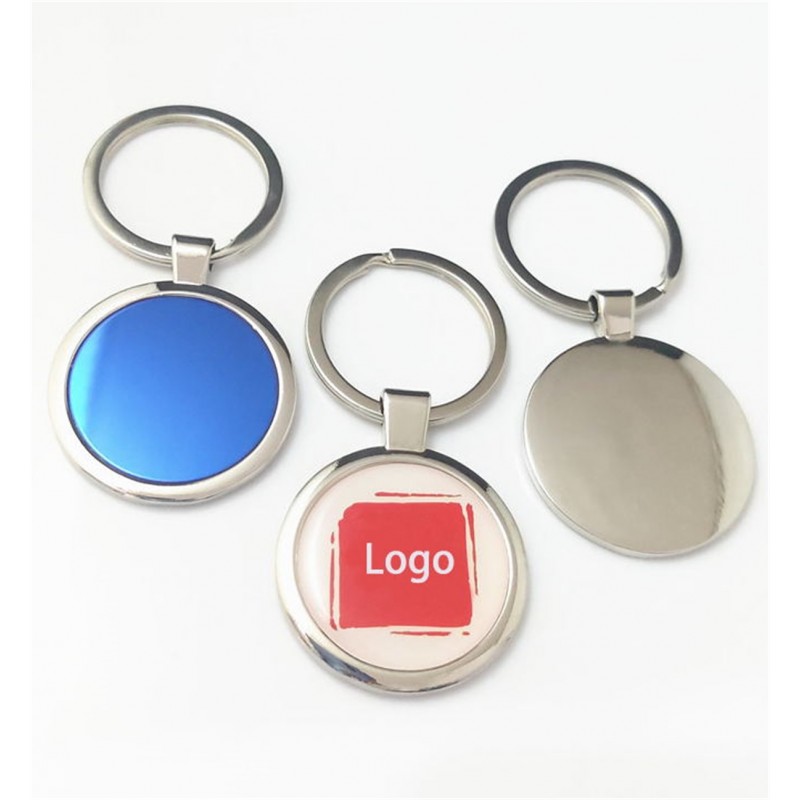 Circle Metal Keychain