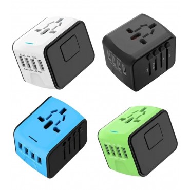 4 USB Ports Universal Power Adapter