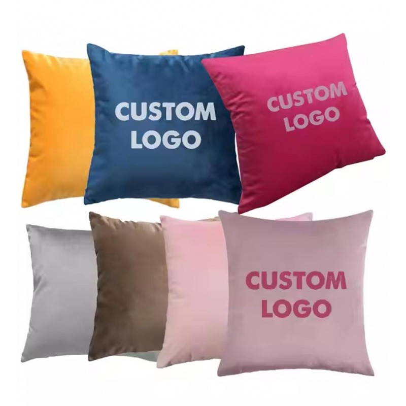 Velvet Throw Pillowcase