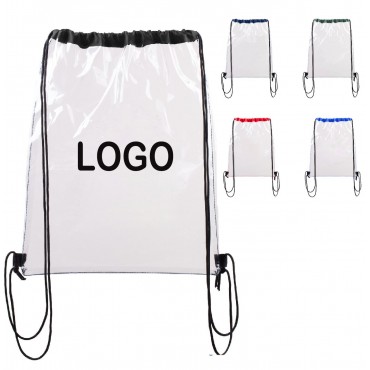 Clear Drawstring Backpack