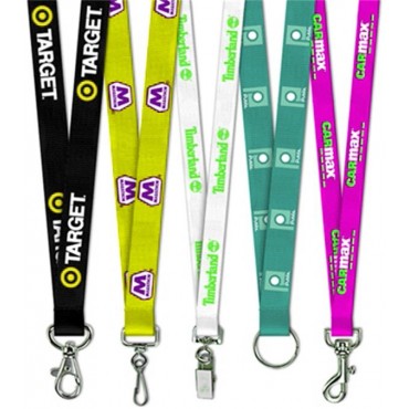 Polyester lanyard