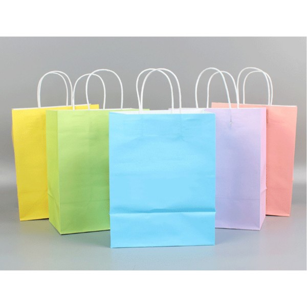 White Kraft Paper Tote Bag